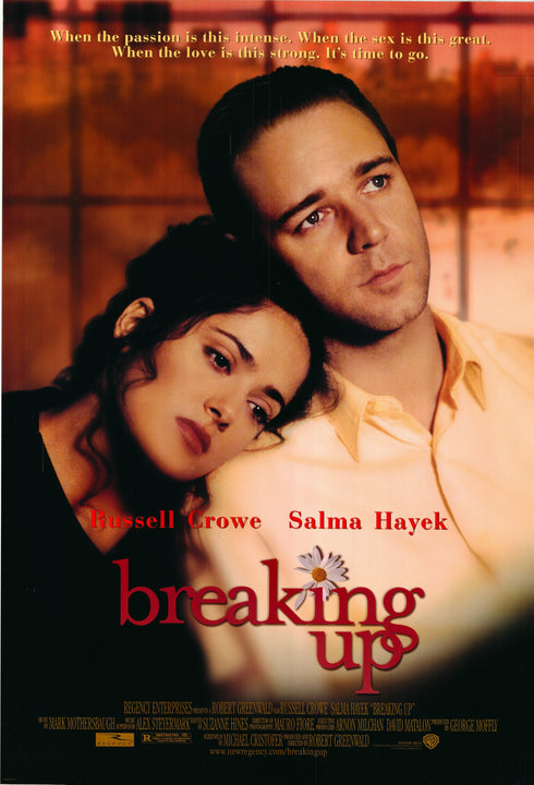 breaking up 1997 one sheet poster rolled double sided